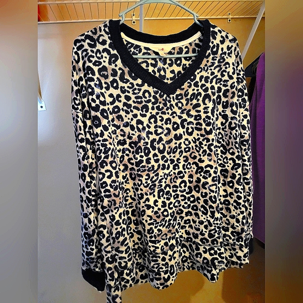 Cheetah print long sleeve